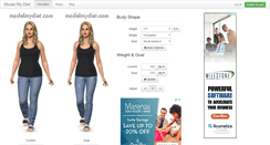 Desktop Screenshot of modelmydiet.com